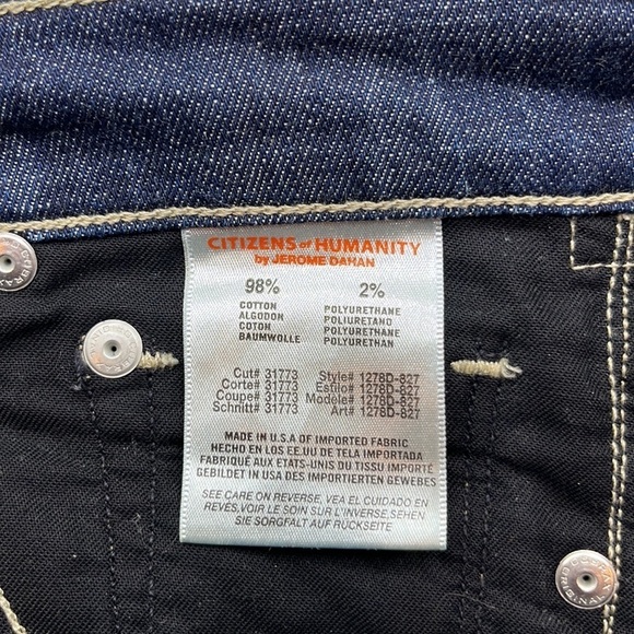 Citizens Of Humanity Ava Low Rise Straight Leg Size 26 - Picture 12 of 16